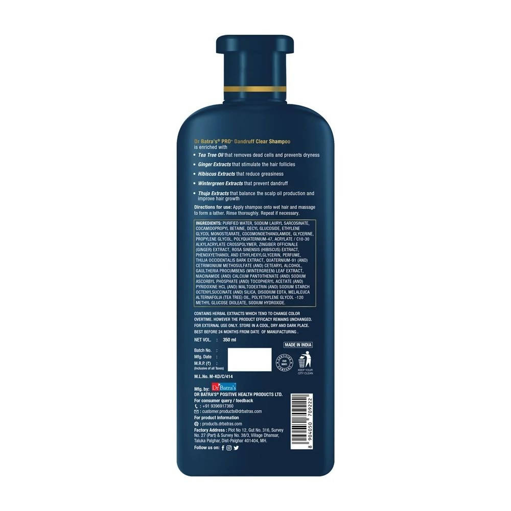 Dr. Batra's Pro Dandruff Clear Shampoo