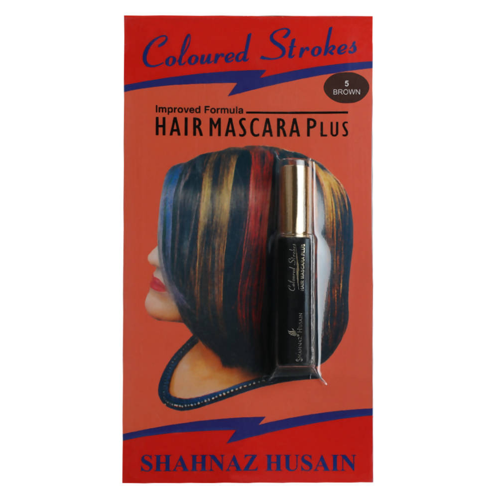 Shahnaz Husain Hair Mascara Plus Shade No.5 - Brown