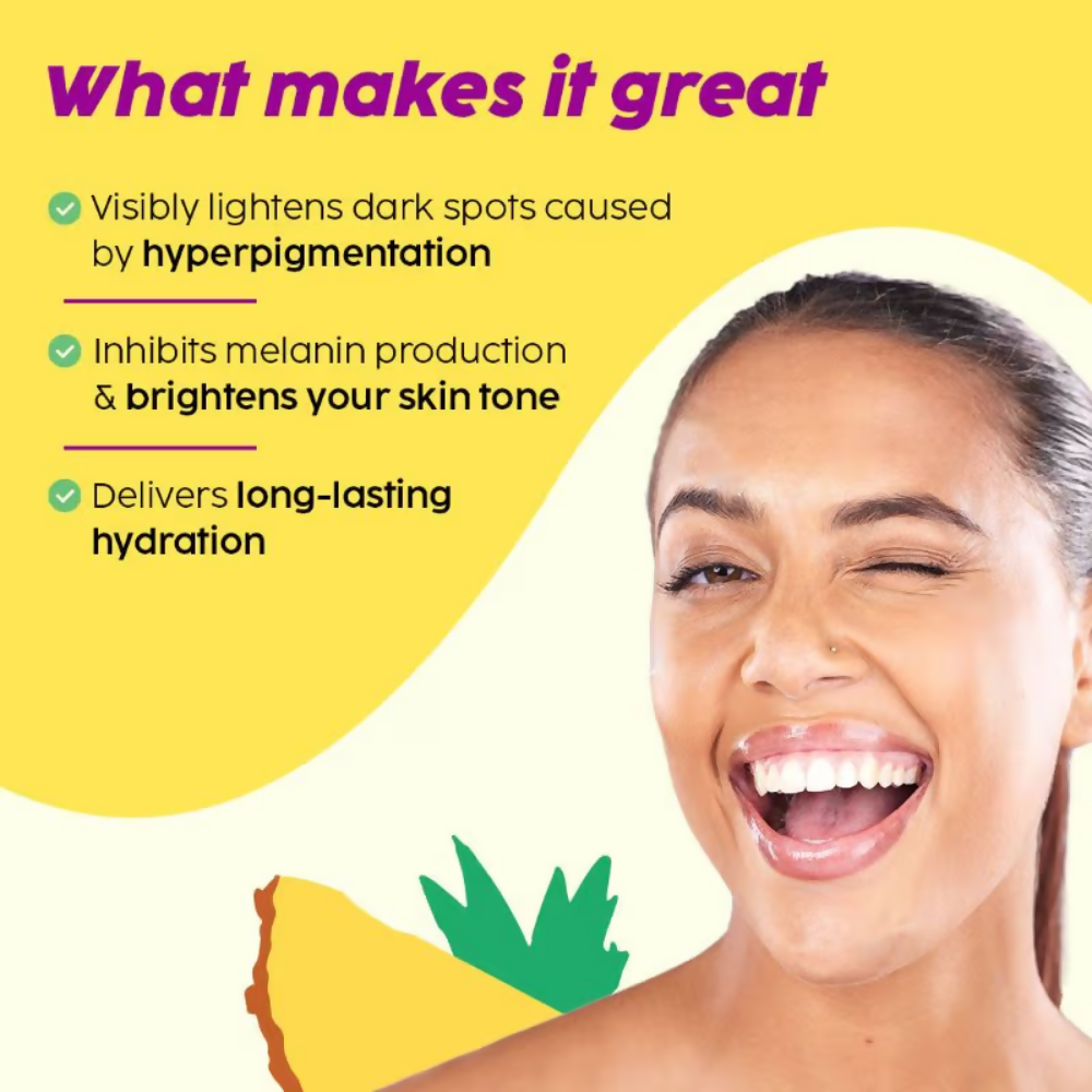 PLIX The Plant Fix 2% Alpha Arbutin Pineapple Moisturizer With SymWhite PLUS For Hyperpigmentation & Dark Spots