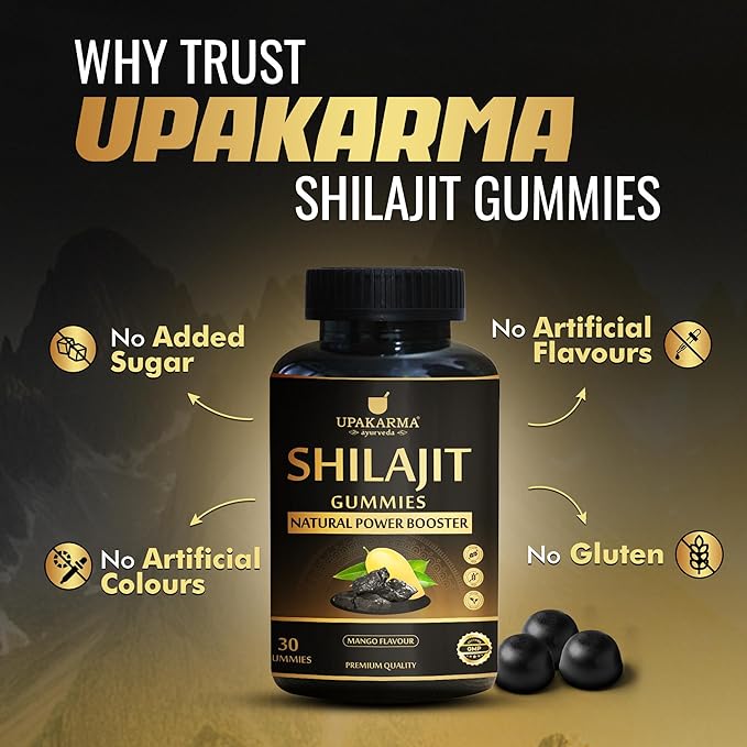 Upakarma Ayurveda Shilajit Gummies