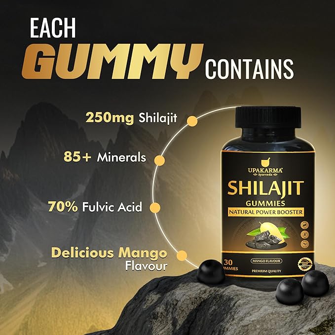 Upakarma Ayurveda Shilajit Gummies