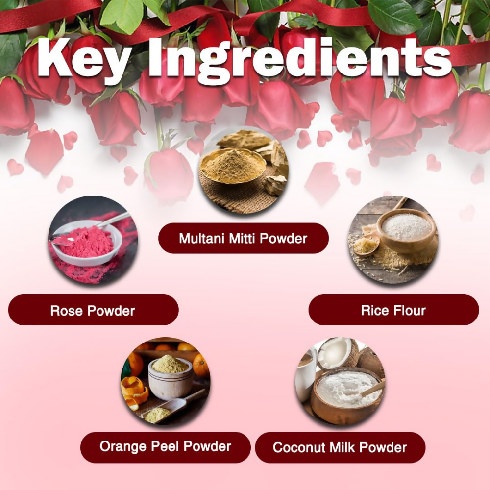 VedicAyurveda Herbal Wax Powder - Rose