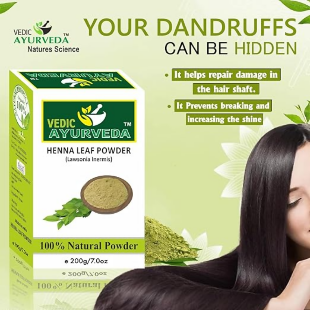 VedicAyurveda Henna Leaf Powder
