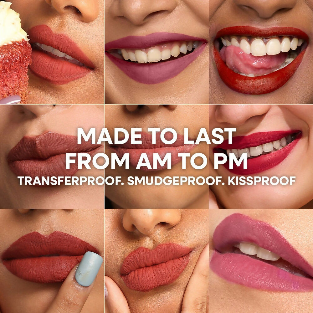 Nykaa Matte To Last ! Transferproof Liquid Lipstick - Khoob - Surat - 09