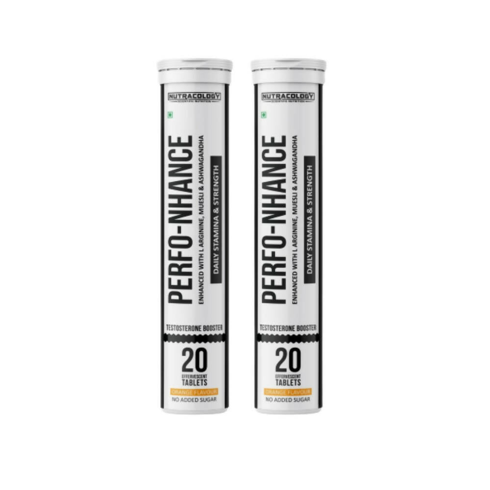 Nutracology Perfo-nhance Testosterone Booster For Strength, Endurance Tablets