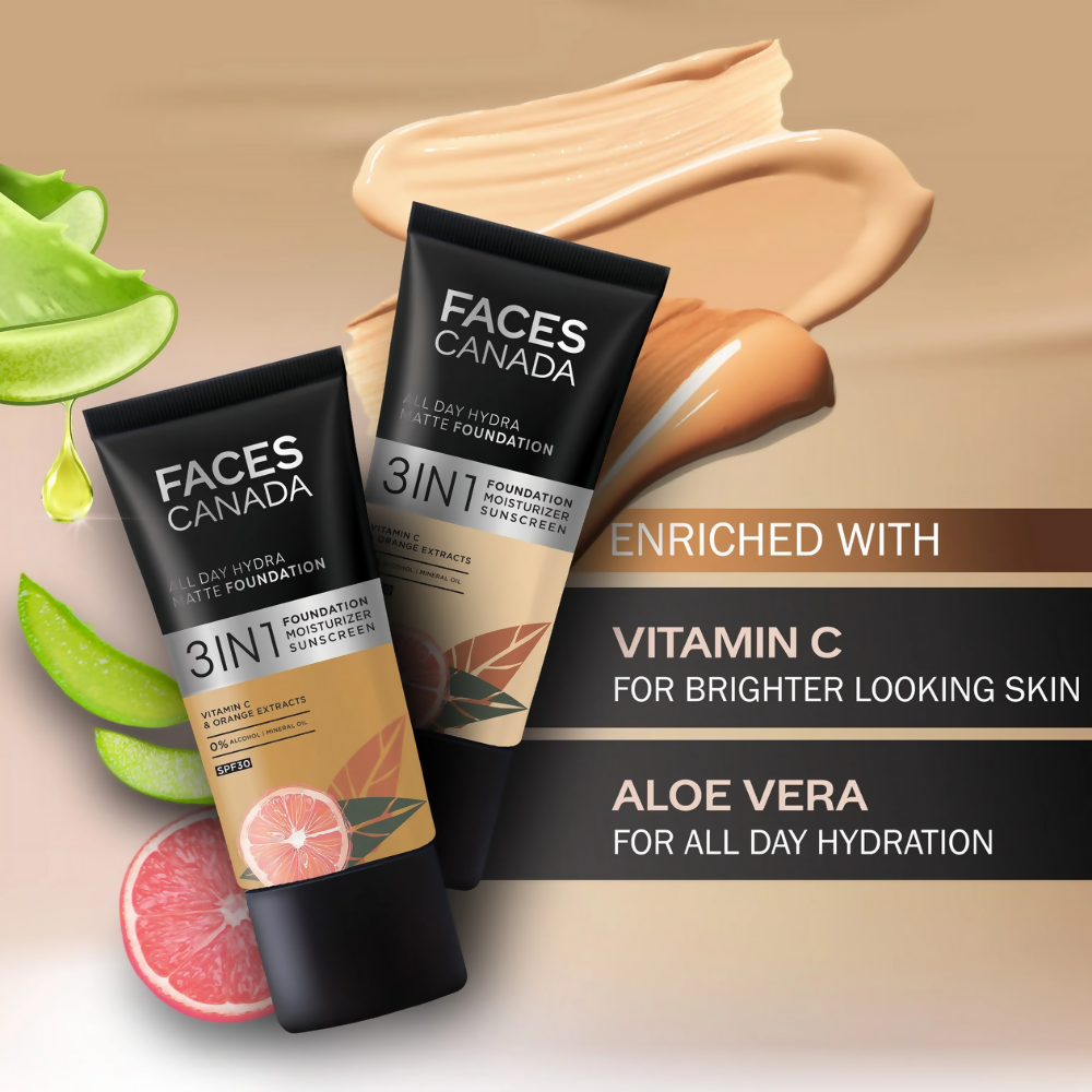 Faces Canada All In One Foundation with SPF 30 - Absolute Ivory 012