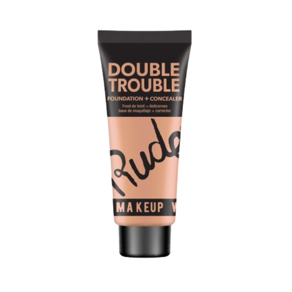Rude Cosmetics Double Trouble Foundation + Concealer - Wheat 11