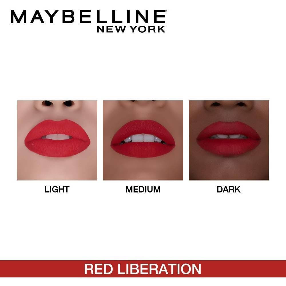 Maybelline New York Color Sensational Creamy Matte Lipstick / 640 Red Liberation