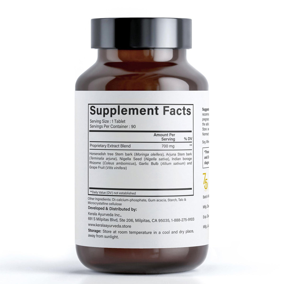 Kerala Ayurveda USA Vital Flow - Normact Tablets