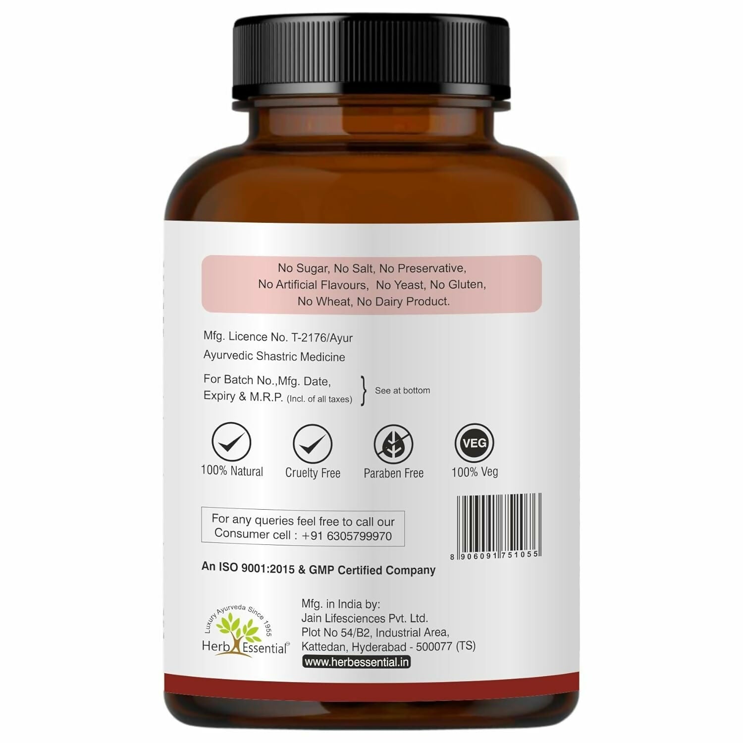 Herb Essential Haritaki Tablets – 500 mg