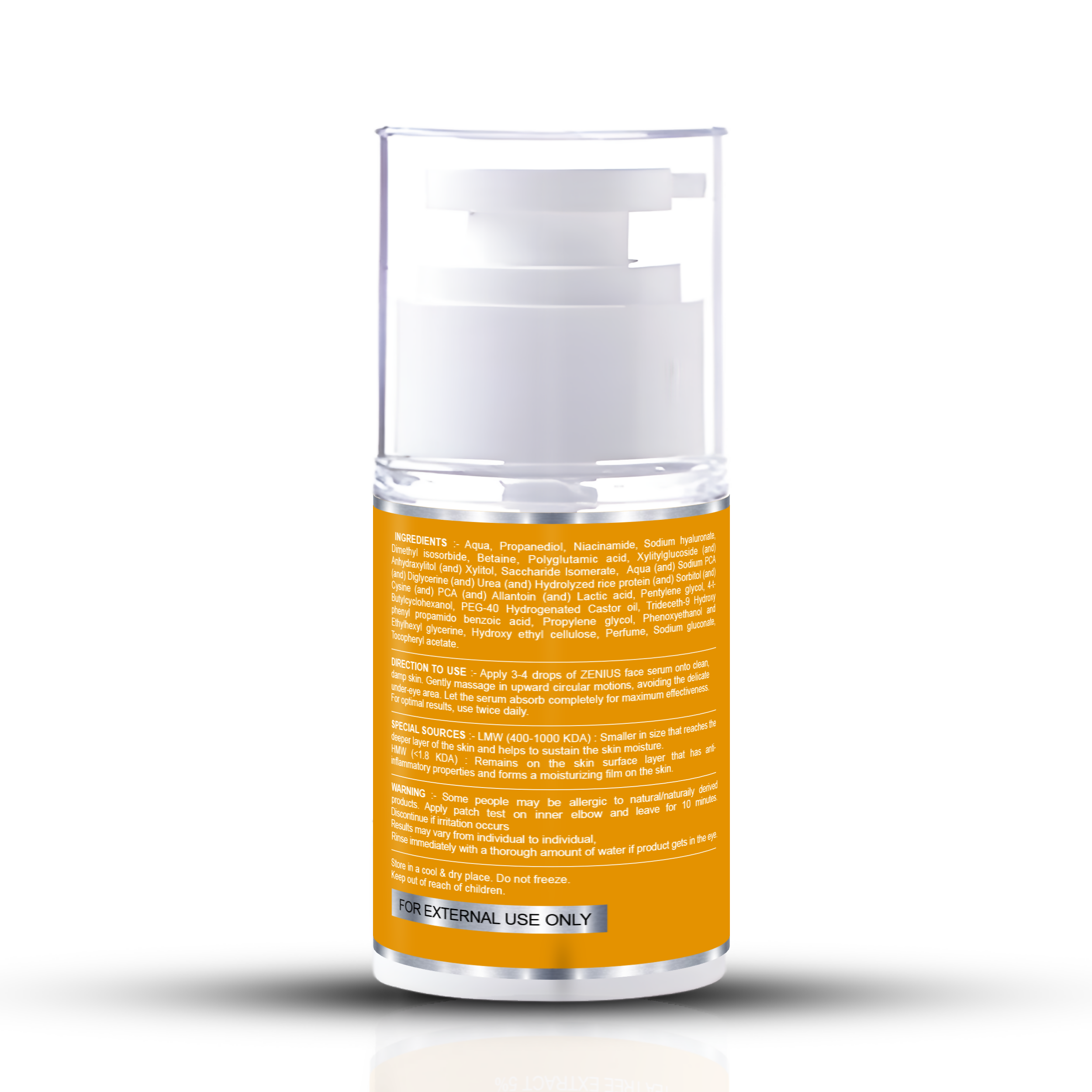 Zenius Hyaluronic Acid Serum for Hydrated Skin