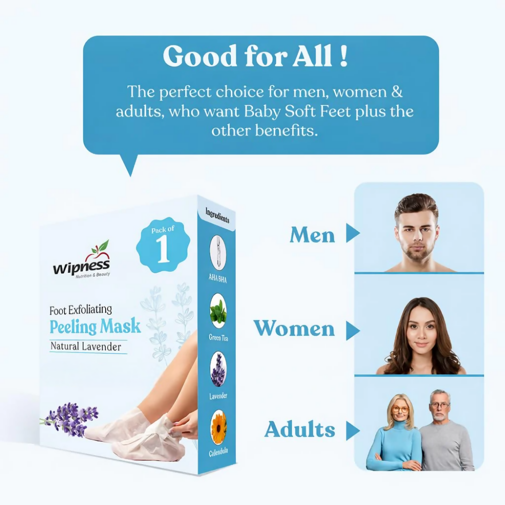 Wipness Natural Foot Peeling & Exfoliating Foot Mask