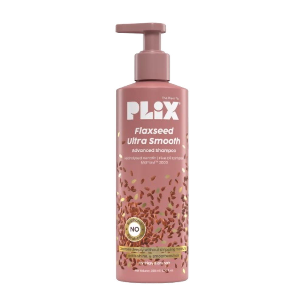 PLIX The Plant Fix Flaxseed Ultrasmooth Advanced Shampoo