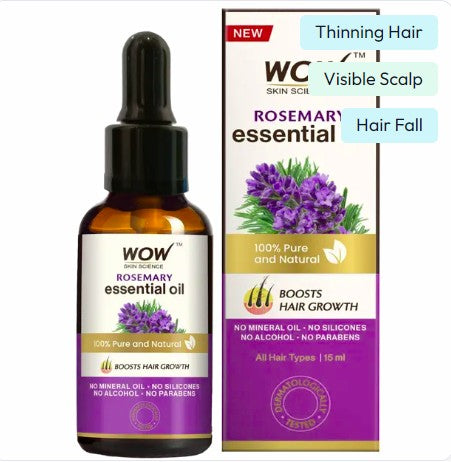 WOW Skin Science Rosemary Essential Oil - 15 Ml