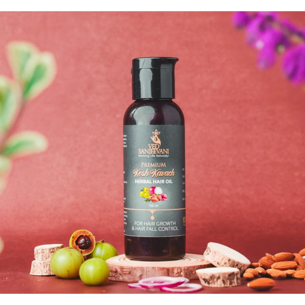Ved Sanjeevani Kesh Kavach Herbal Hair Oil
