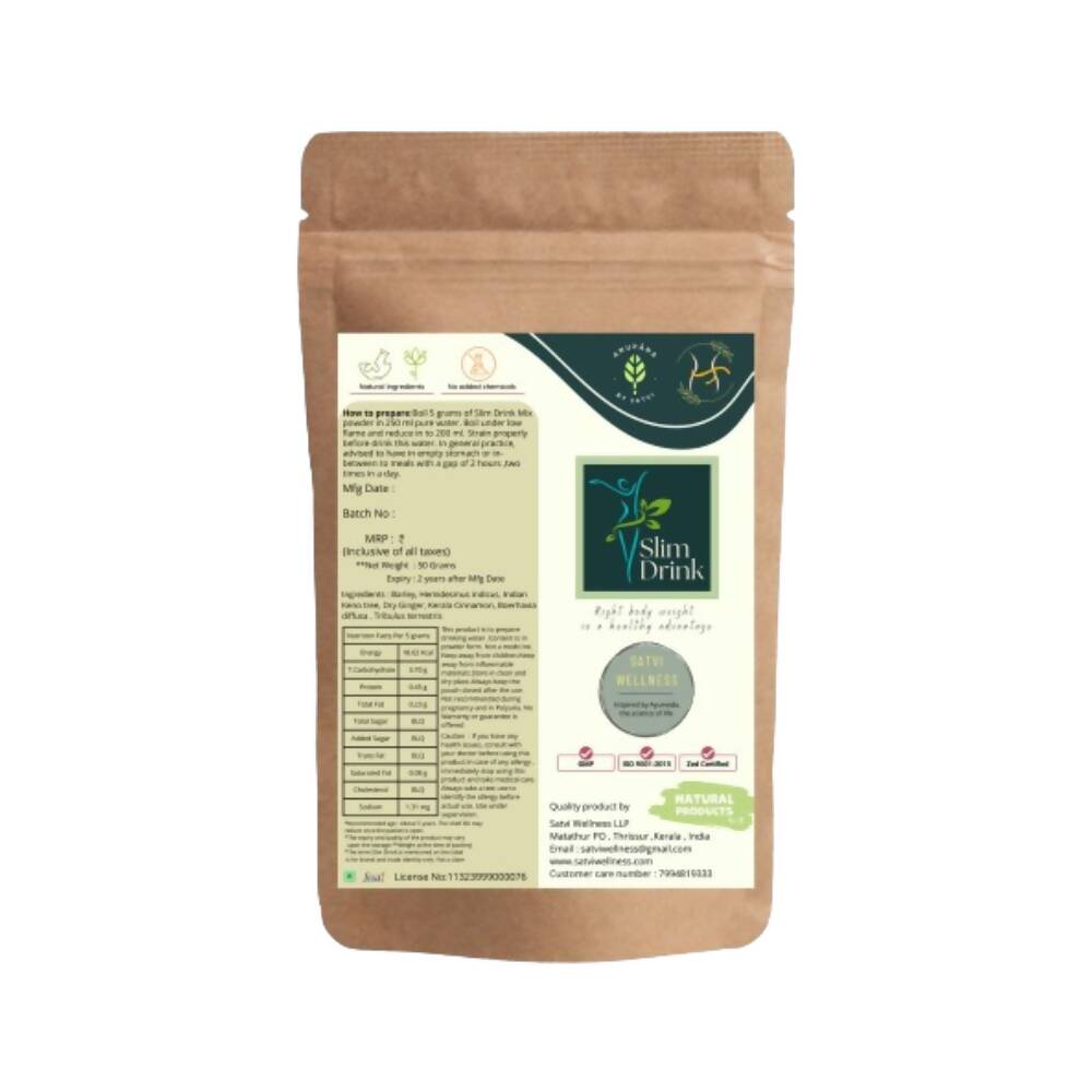 Satvi Wellness Slim Drink - Herbal Drink Mix