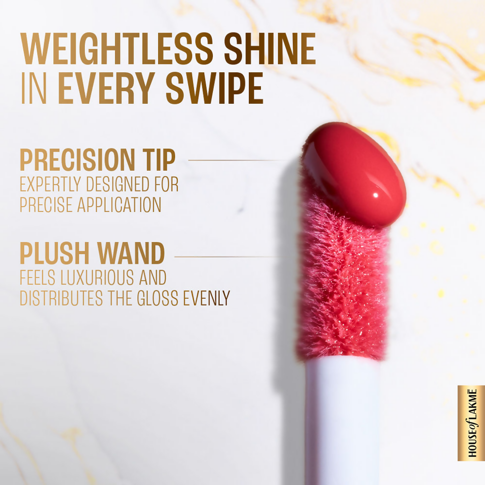 Lakme Superglow Vit C Gloss - Peachy Nude