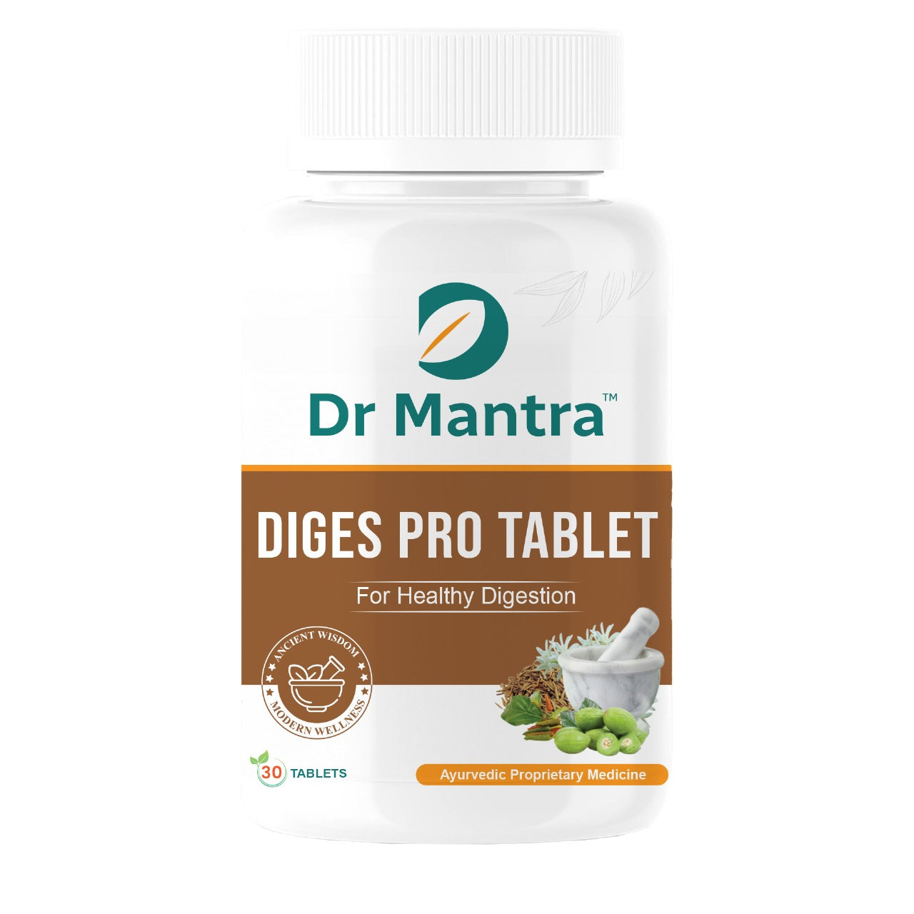 Dr Mantra Diges Pro Tablets for Healthy Digestion & Metabolism| 30 Tablets
