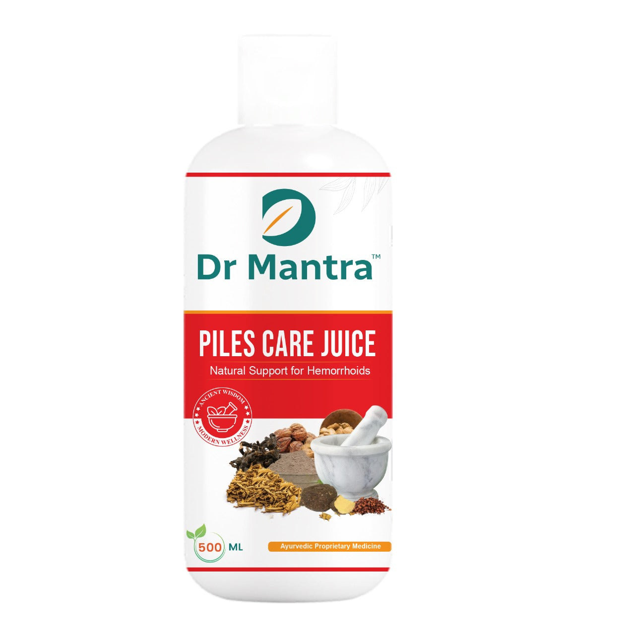 Dr Mantra Piles Care Sugar-free Juice for Piles & Chronic Constipation Relief| 500ml