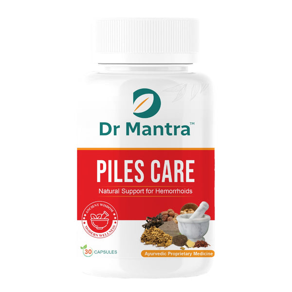 Dr Mantra Piles Care Capsules for Piles & Chronic Constipation Relief| 30 Capsules