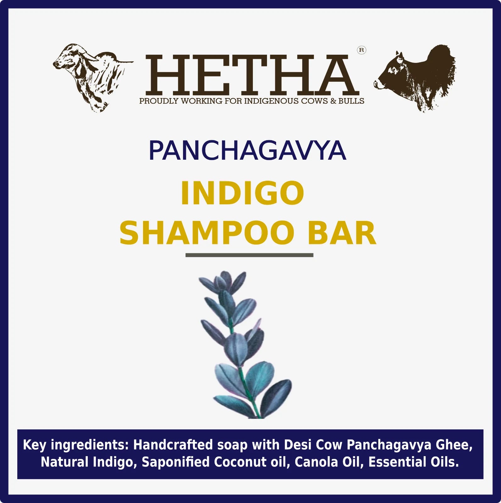 Hetha Indigo Shampoo Bar