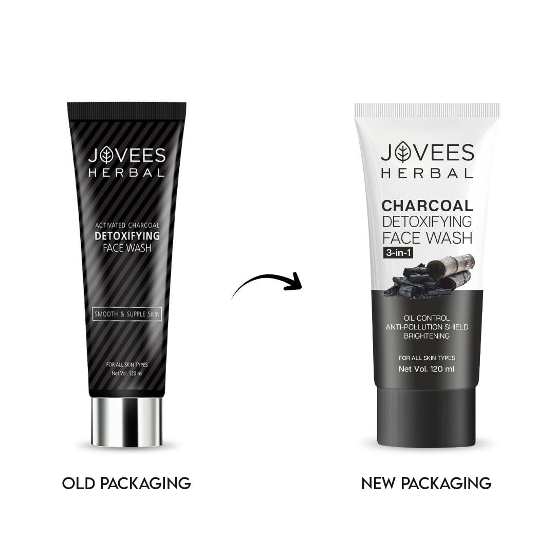 Jovees Activated Charcoal Detoxifying Face Wash