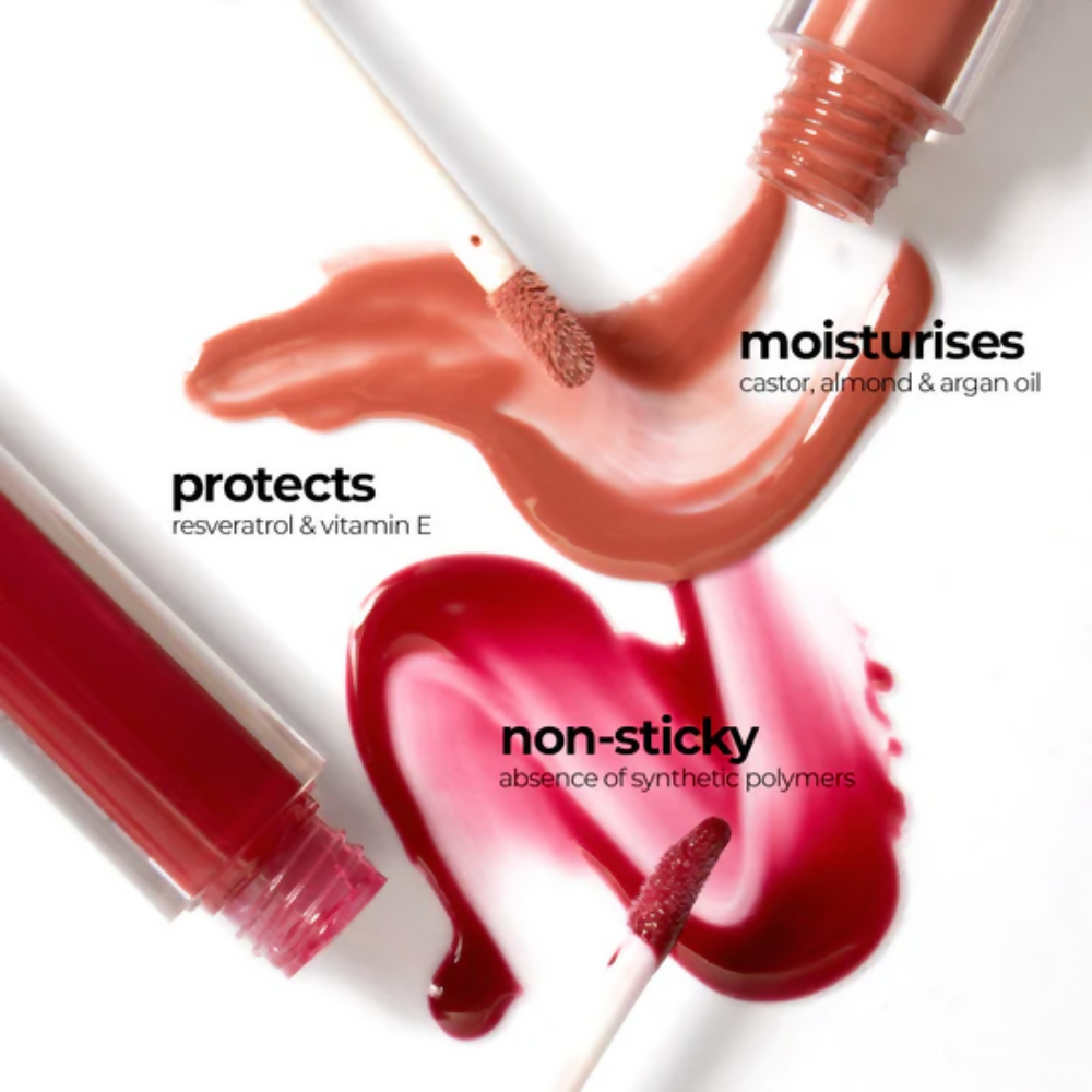 Ruby's Organics Lip Oil Gloss Minis Pack - Sunset