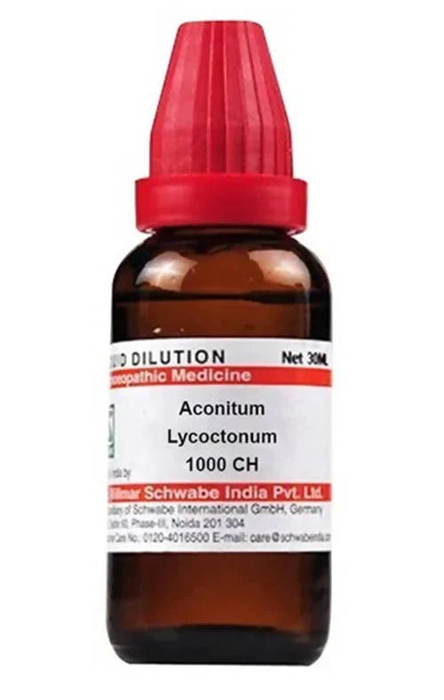 Dr. Willmar Schwabe India Aconitum Lycoctonum Dilution