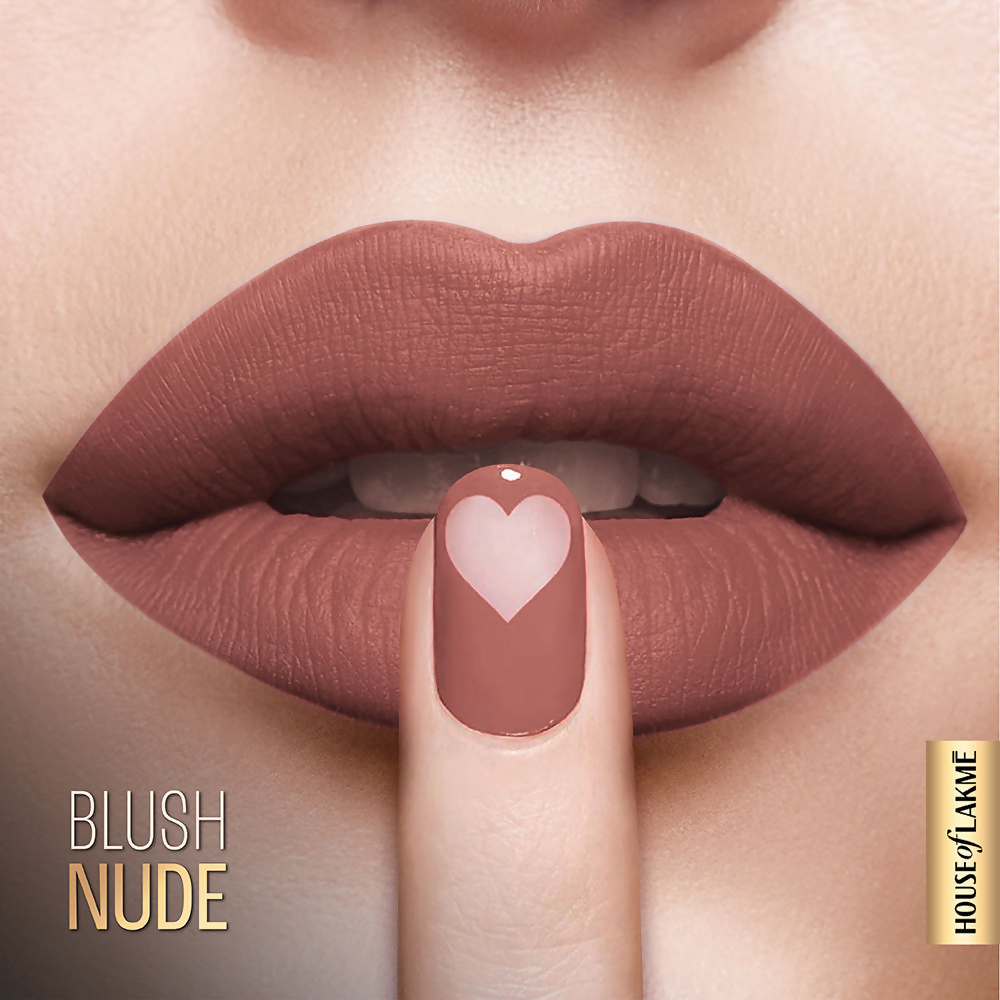 Lakme Xtraordin-Airy Velvet Matte Lip Mousse - Blush Nude