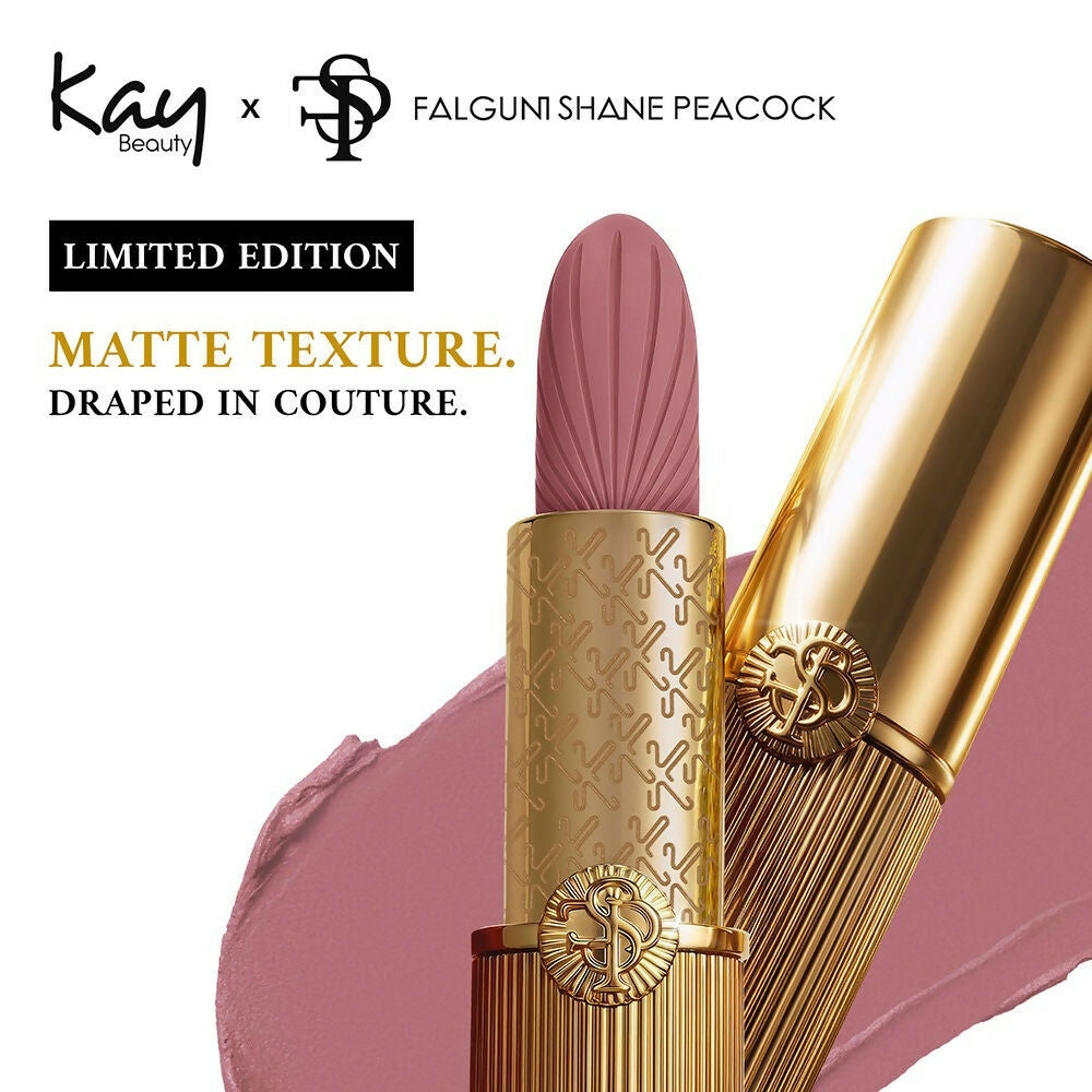 Kay Beauty x Falguni Shane Peacock Luxe Matte Lipstick - Blush Zari