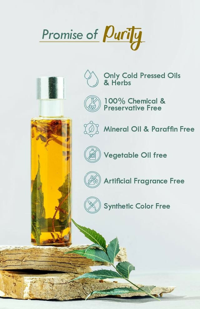 Nat Habit Neem Bhringraj Winter Hair Oil