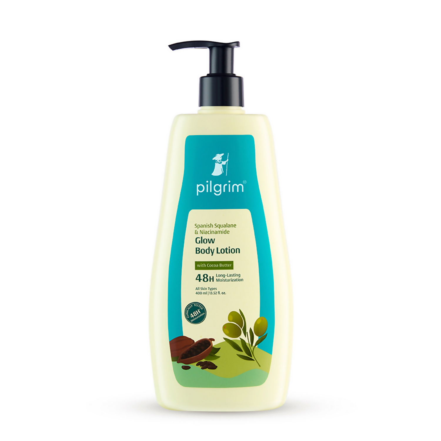 Pilgrim Spanish Squalane & Niacinamide Glow Body Lotion