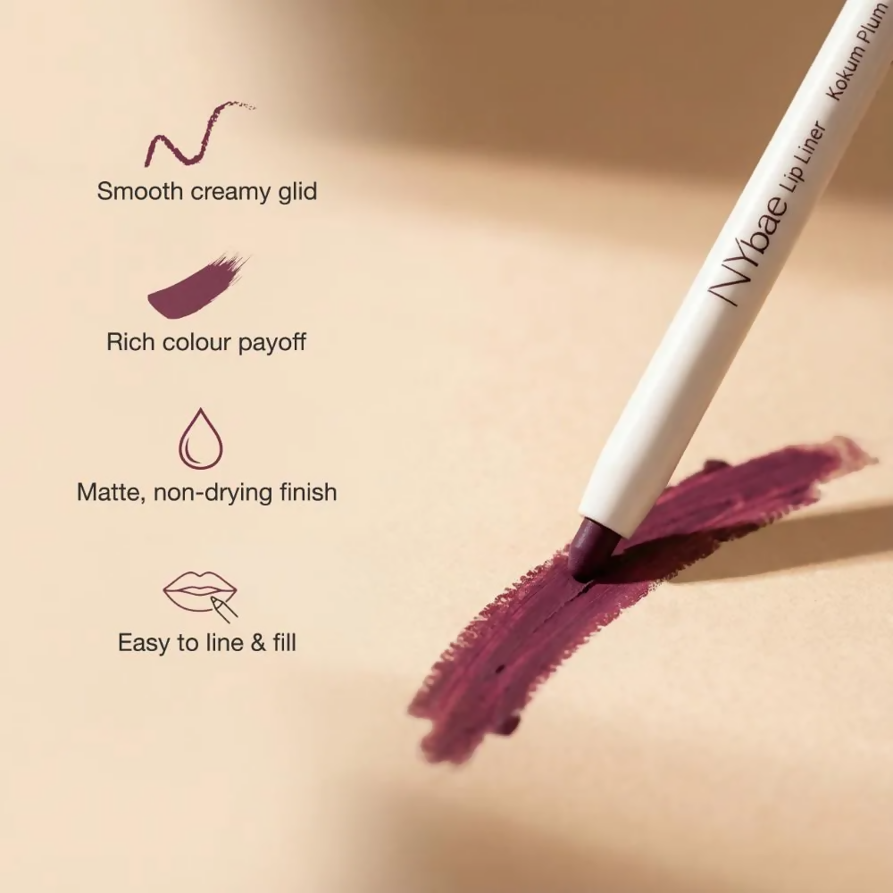 NY Bae 2-in-1 Lip Liner & Lip Colour - Kokum Plum