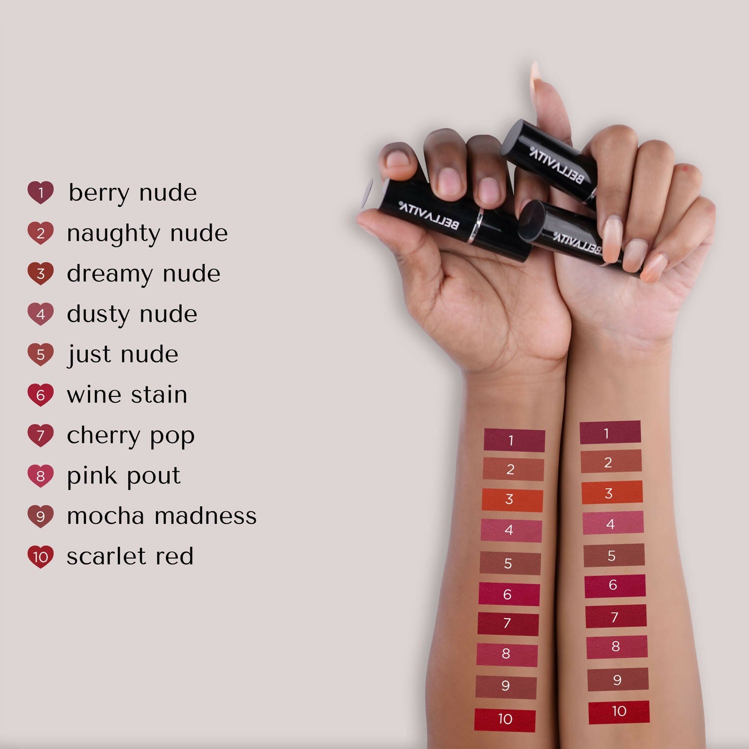 Bella Vita Organic Comfort Matte Bullet Lipstick - Pink Pout