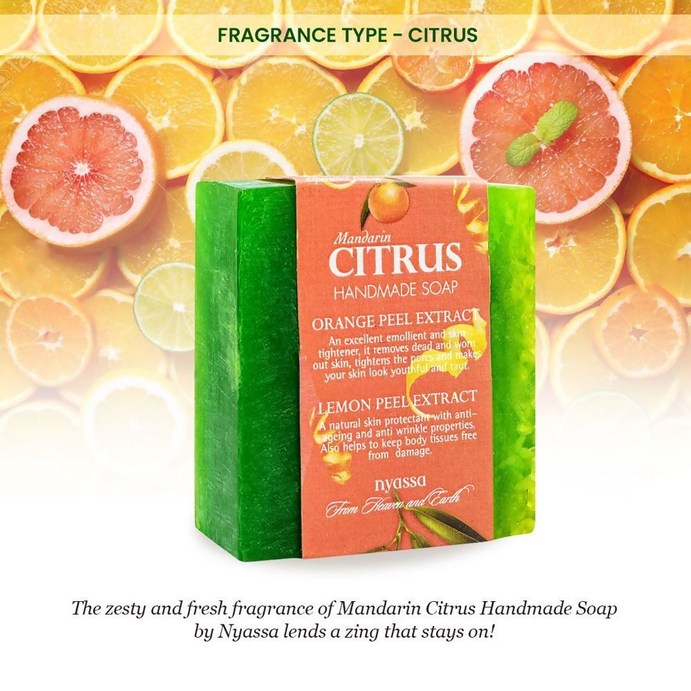 Nyassa Mandarin Citrus Soap Orange & Lemon Extracts