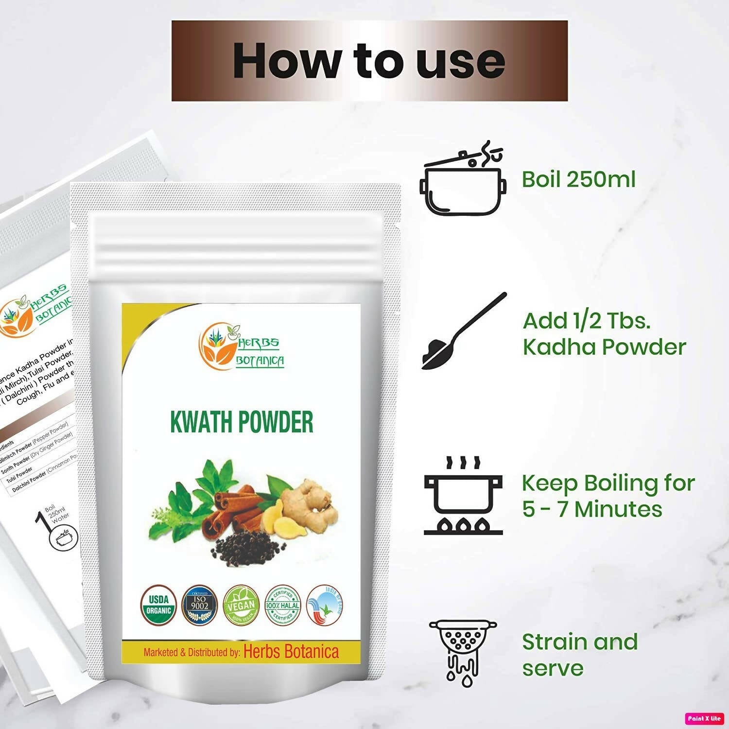Herbs Botanica Kwath Powder