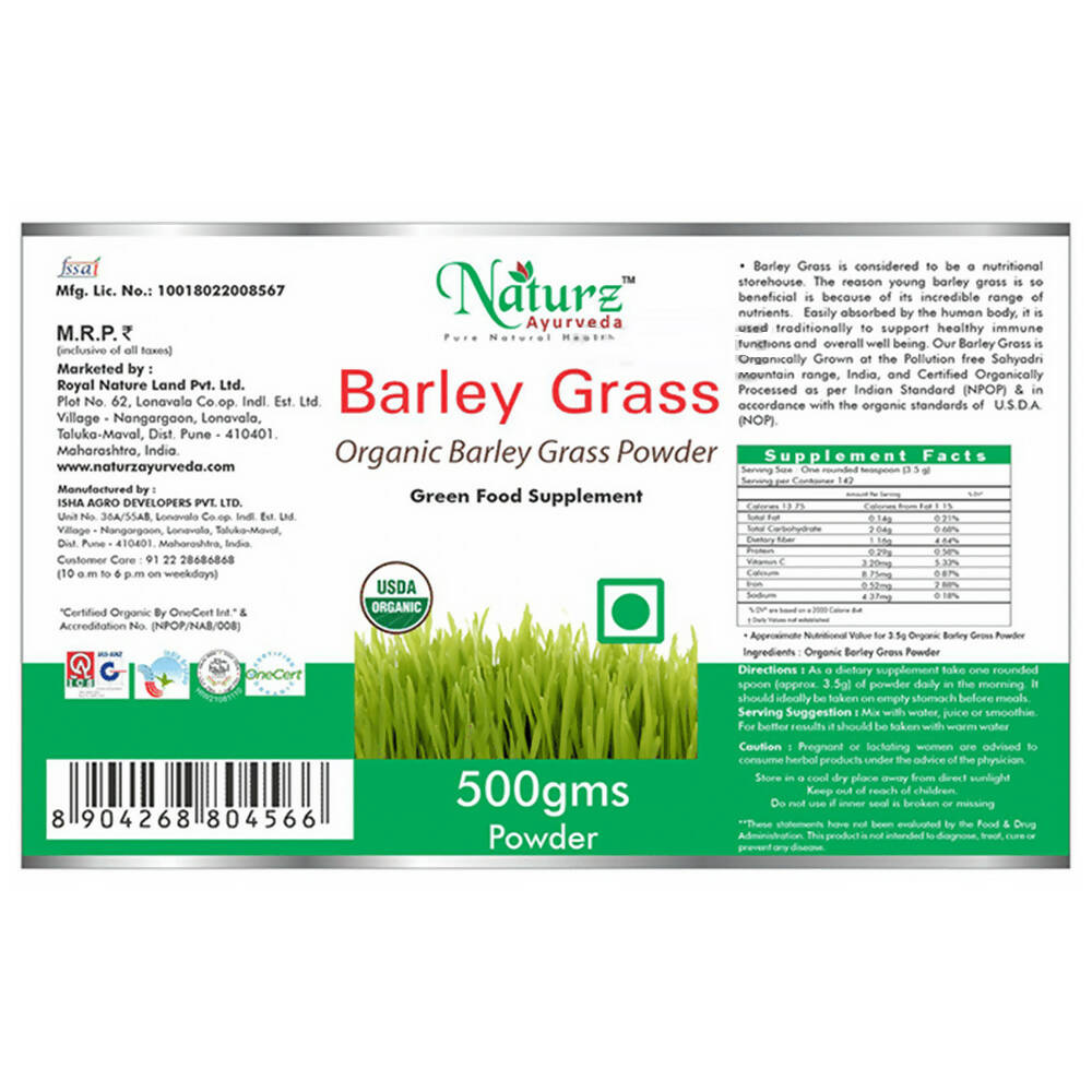 Naturz Ayurveda Barley Grass Powder