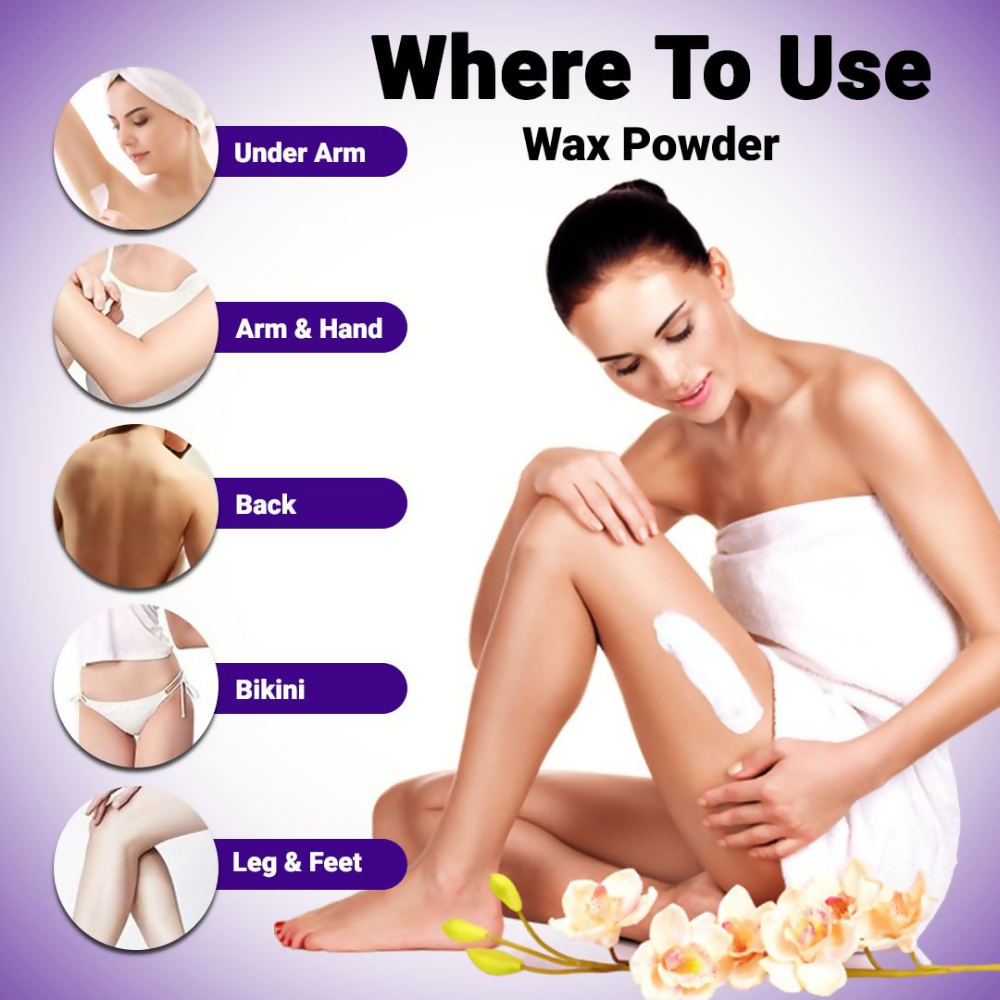 VedicAyurveda Herbal Wax Powder - Lavender