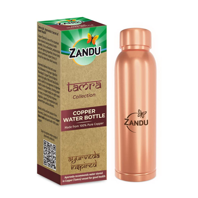 Zandu Copper Water Bottle