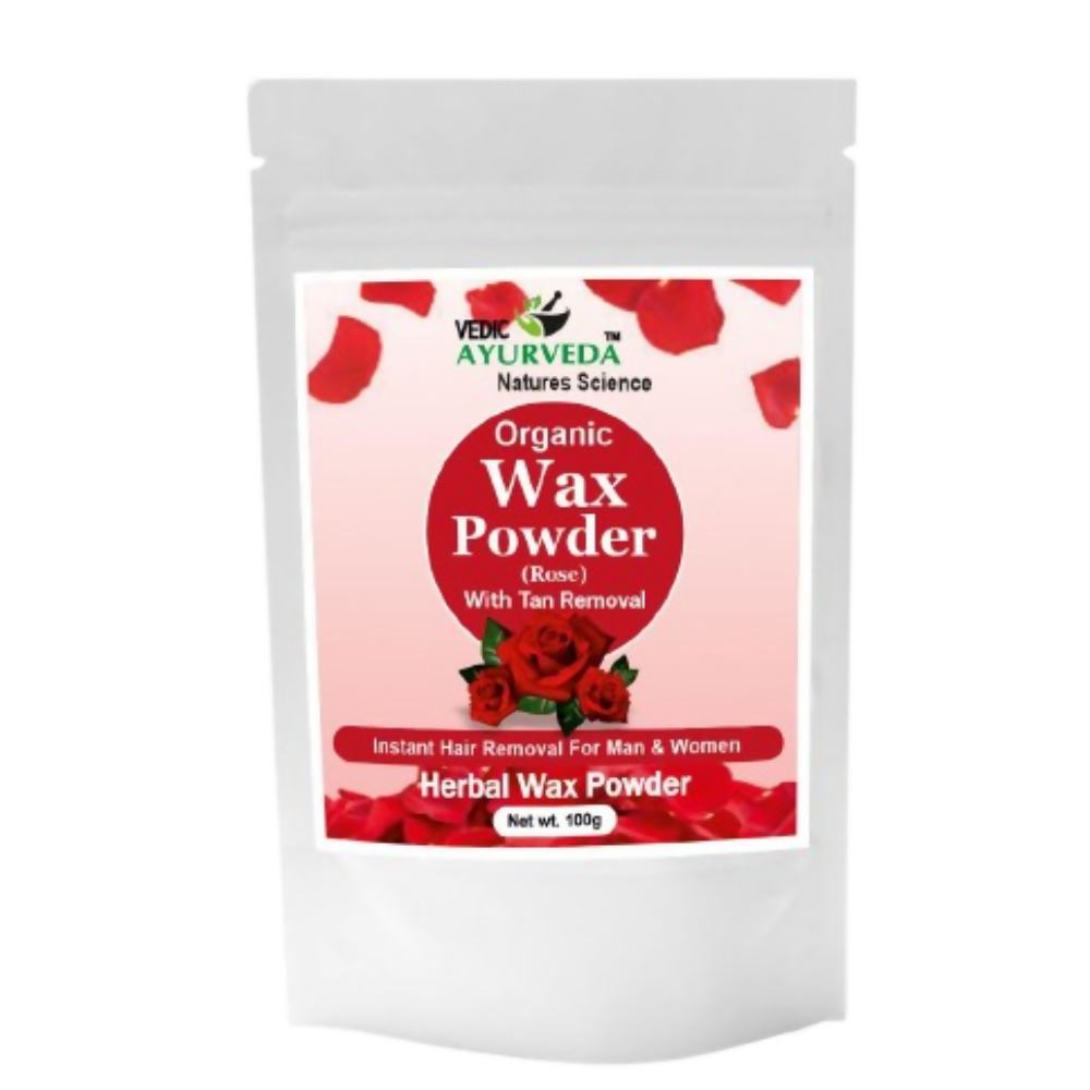 VedicAyurveda Herbal Wax Powder - Rose
