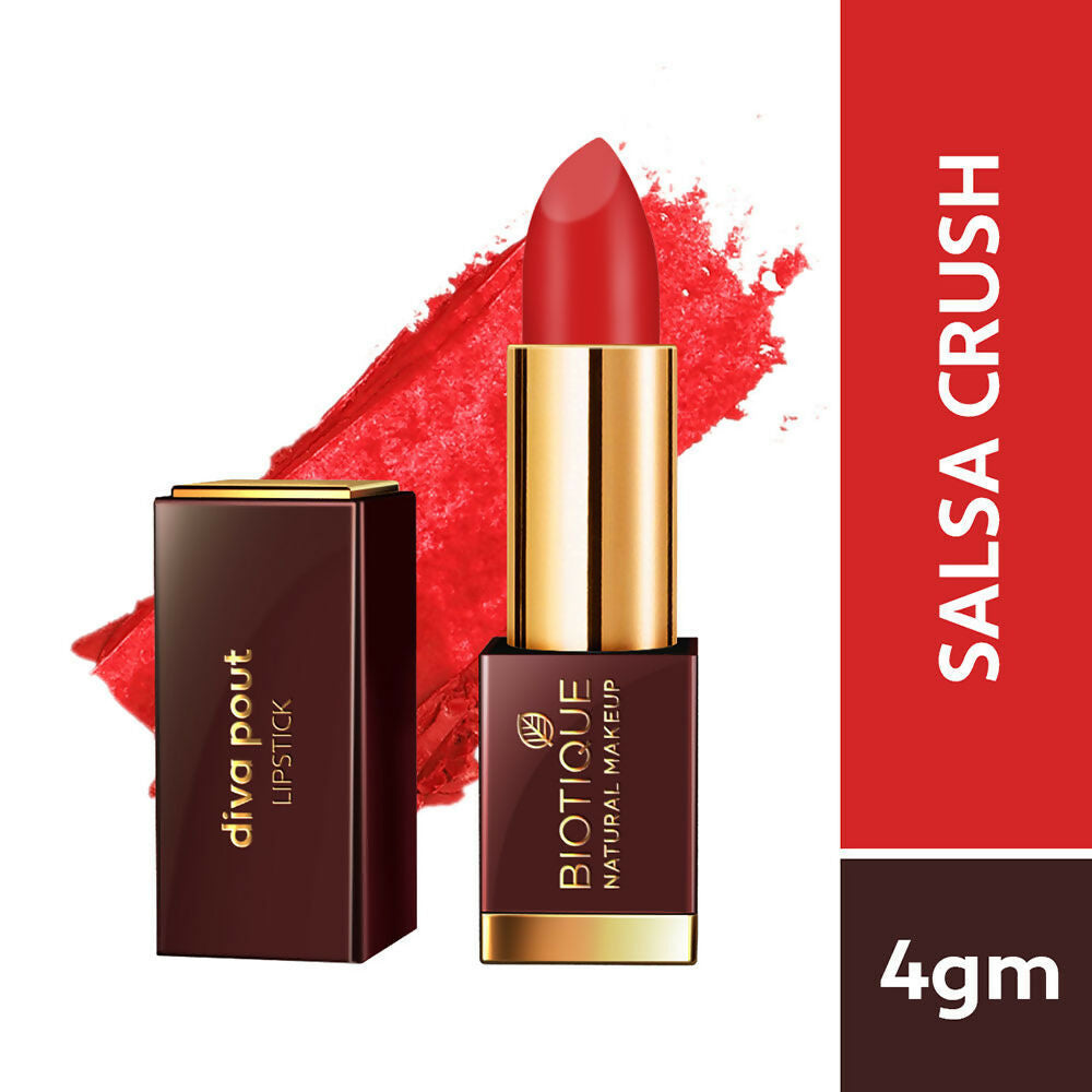 Biotique Diva Pout Lipstick - Salsa Crush