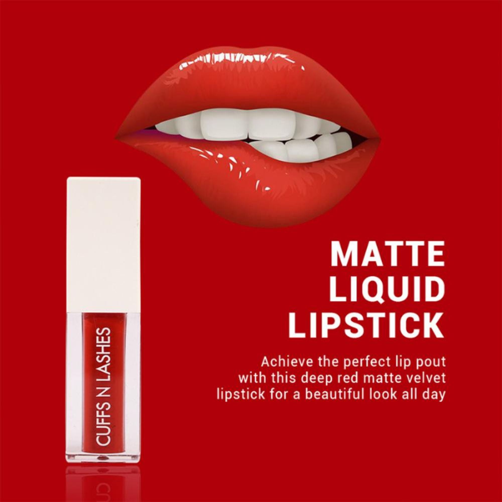CUFFS N LASHES Matte Liquid Lipstick - 15 Date With Sun