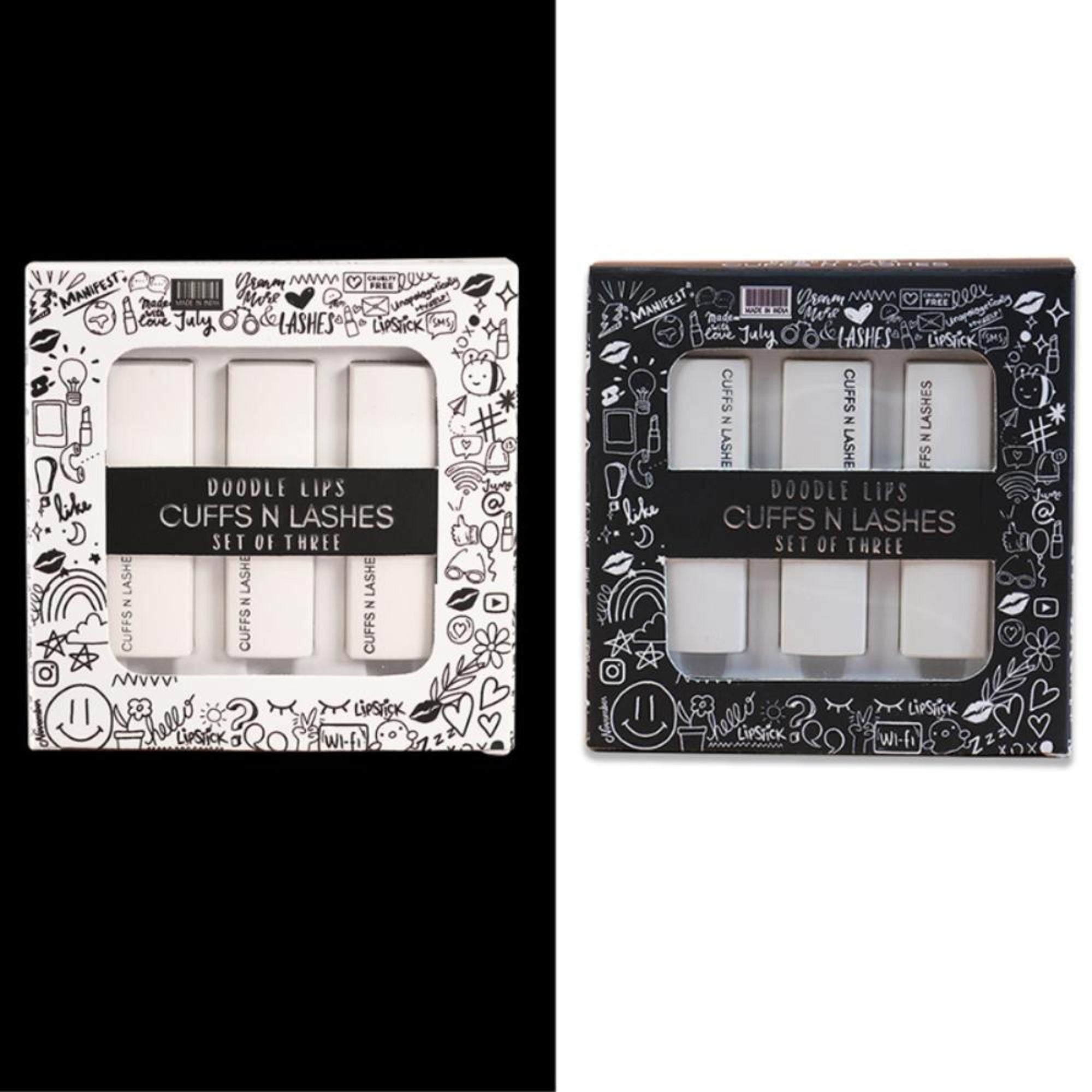 CUFFS N LASHES Doodle Lipstick Set - Set 01