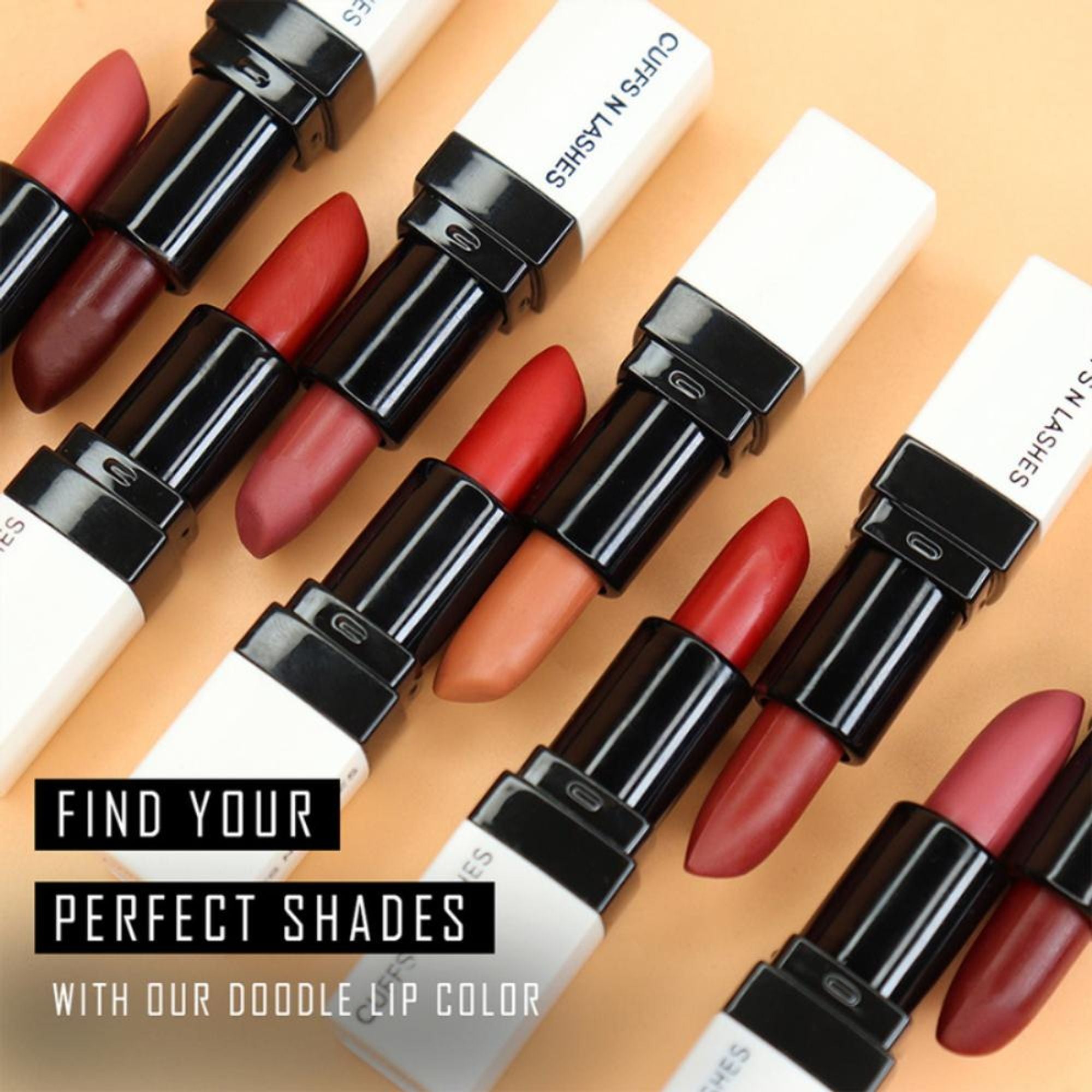 CUFFS N LASHES Doodle Lipstick Set - Set 01