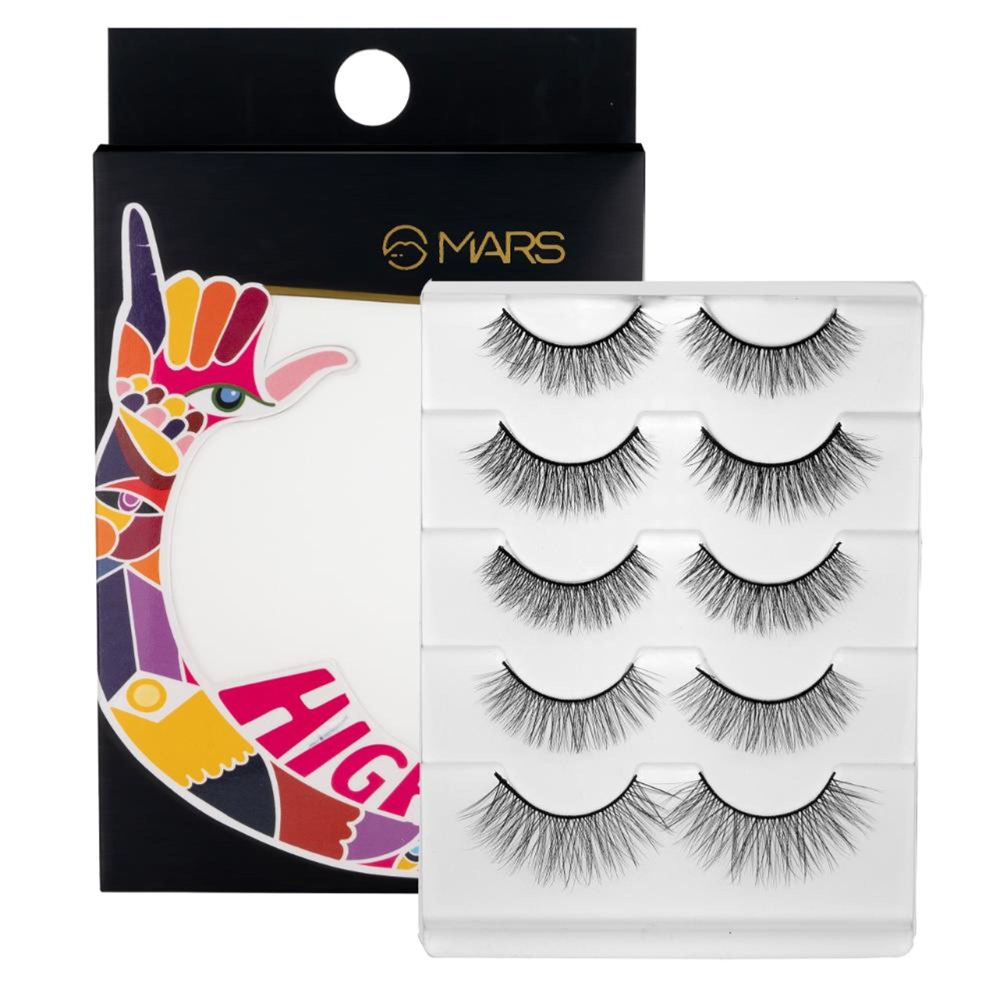 MARS Cosmetics Highlash False Eyelashes Set - 03 Natural Dramatic