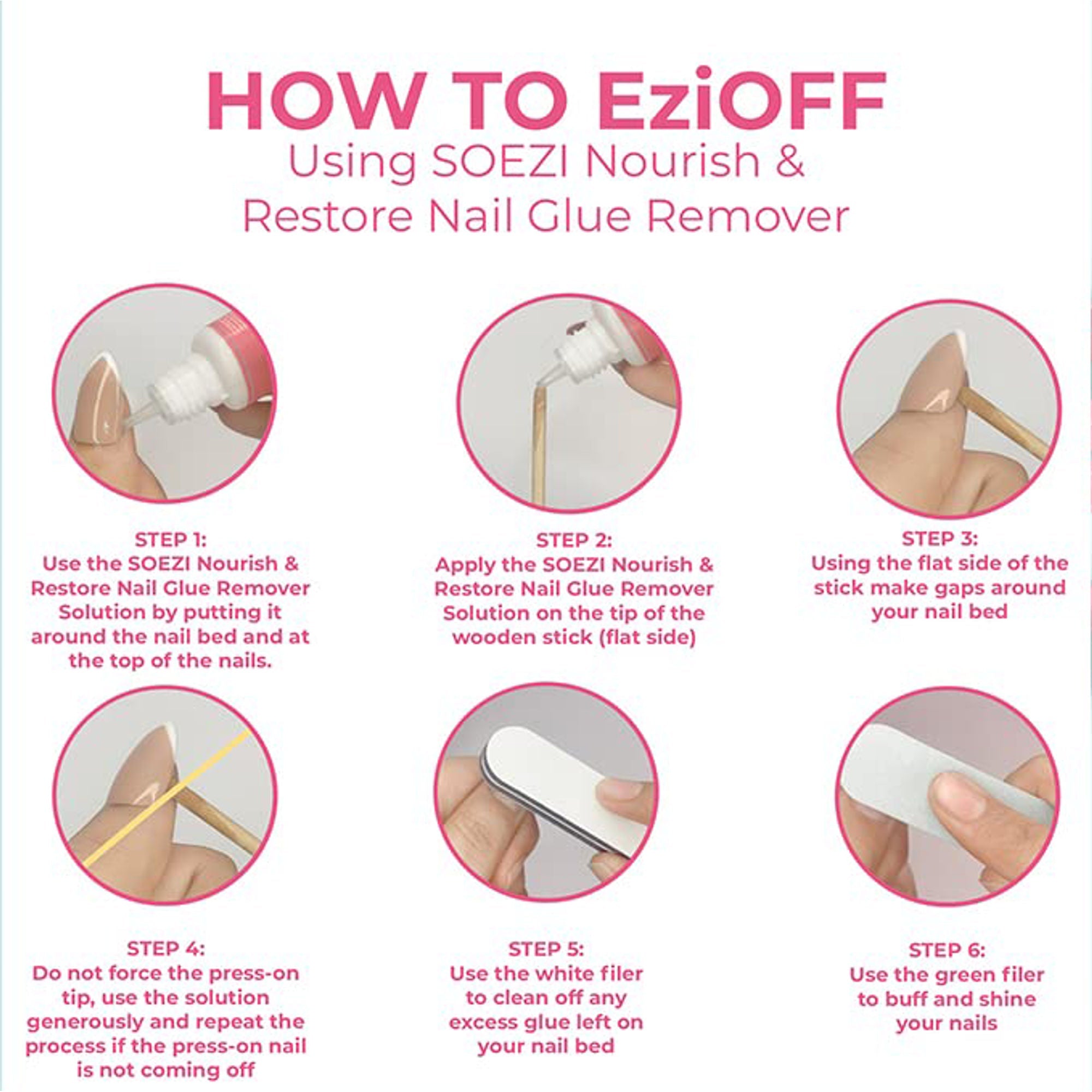 SOEZI Heeramandi Toezi Reusable Press On Nails - Ready To Wear Kit
