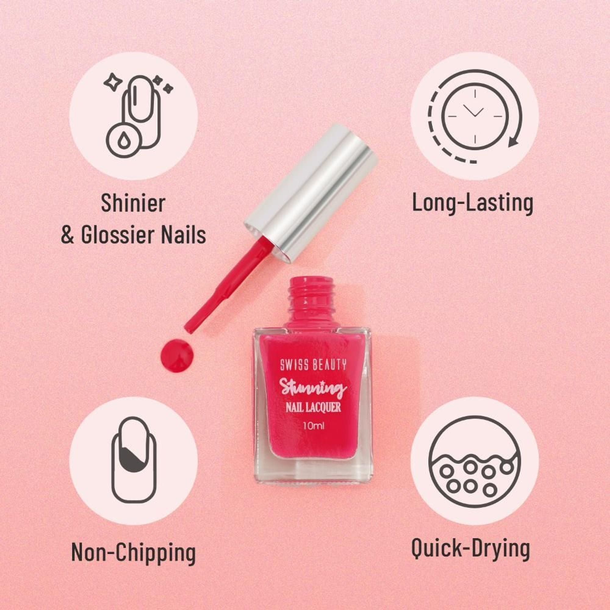 Swiss Beauty Stunning Nail Lacquer - Shade 04