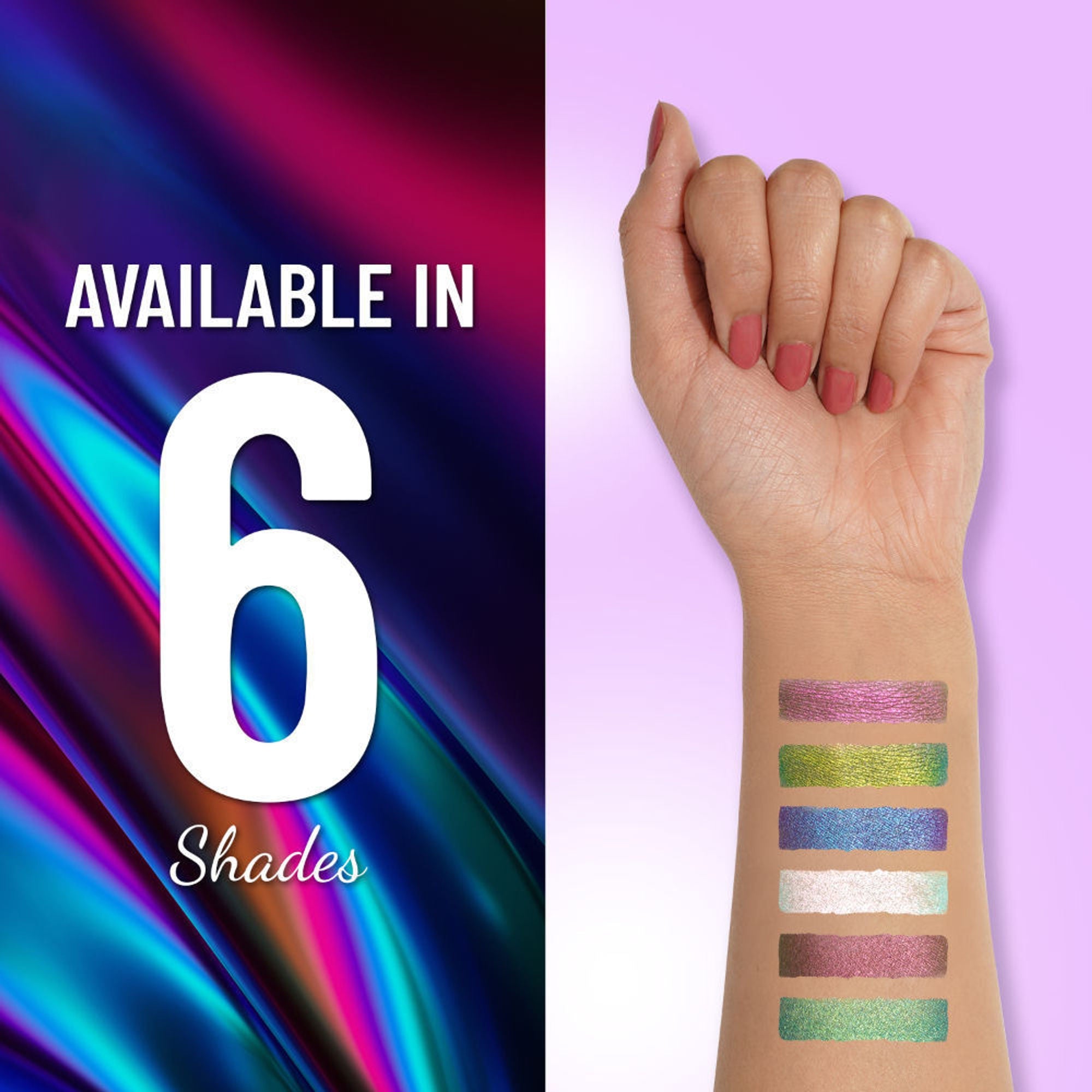 Swiss Beauty Holographic Eyeliner , Multi Chrome Effect , Water -Proof ,Smudge Proof - 1 Milky Way