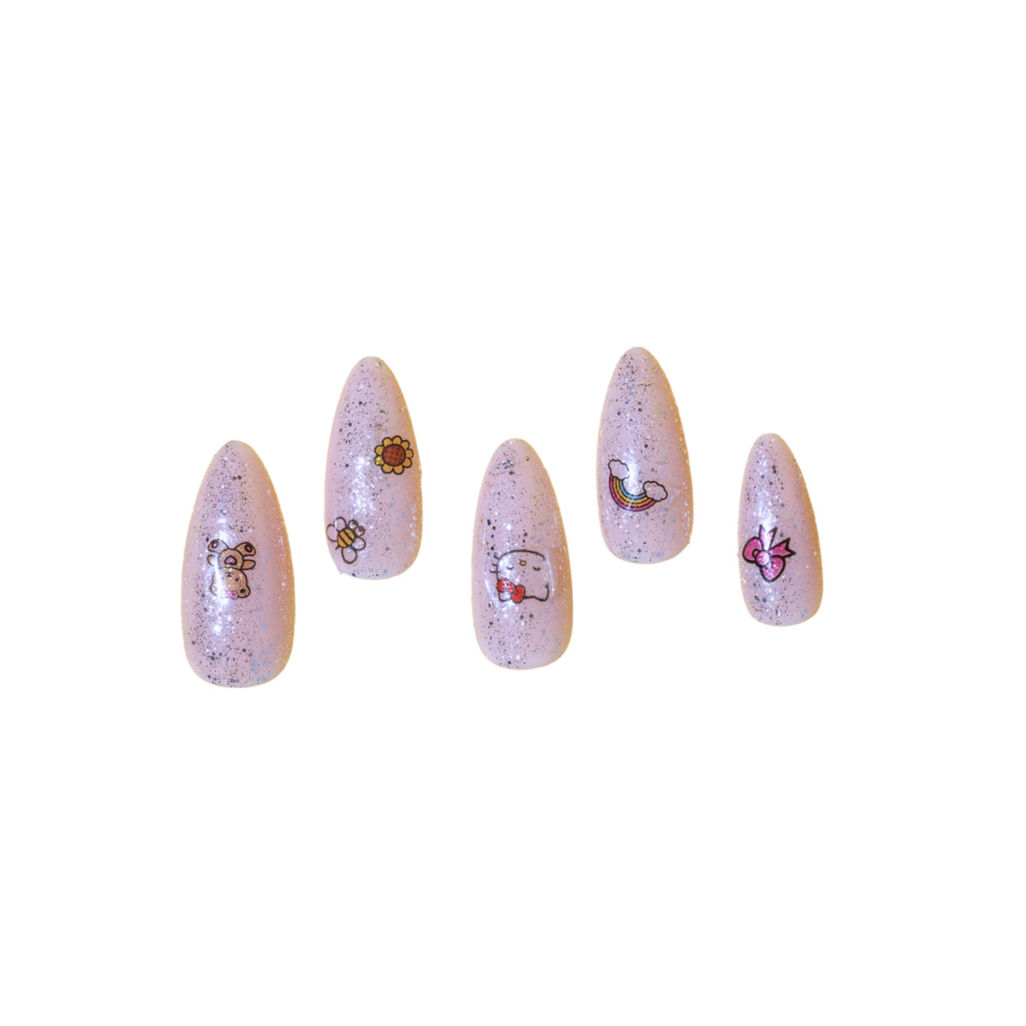 SOEZI Whisker Wonderland Reusable Press On Nail - Ready To Wear Kit
