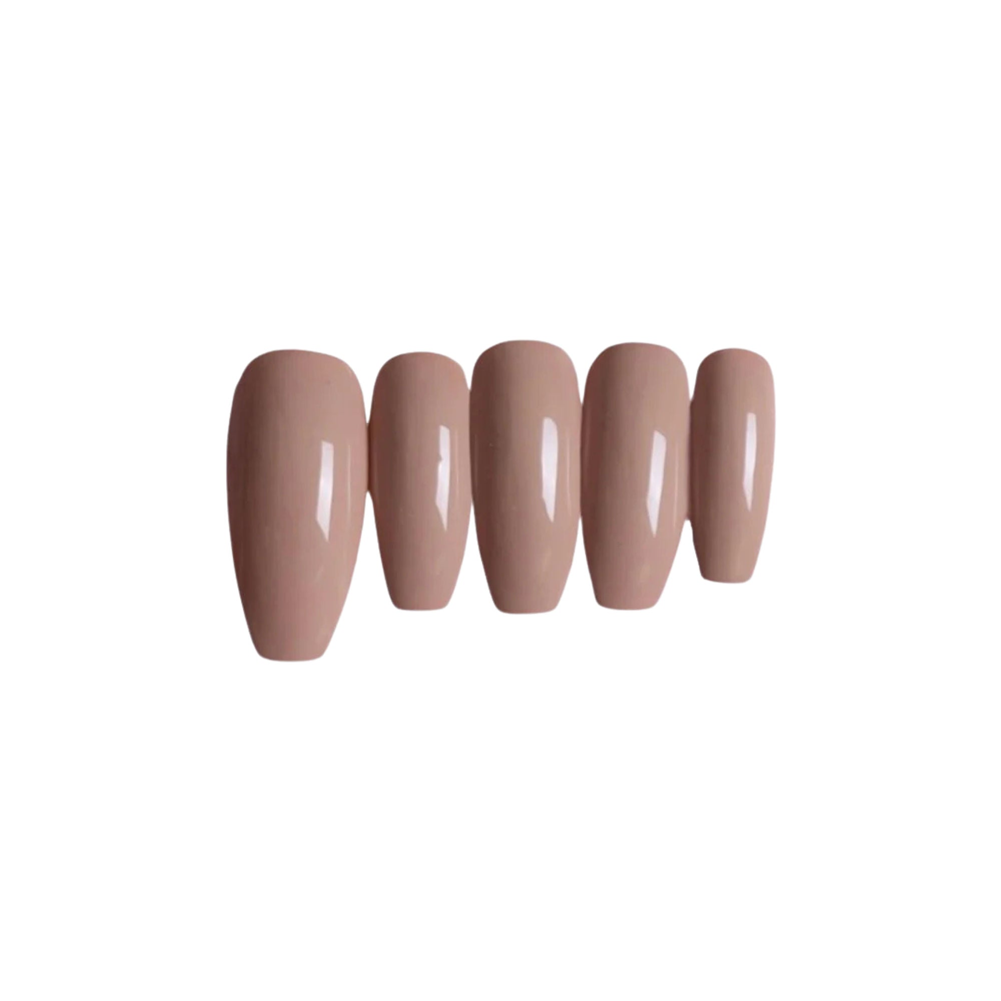 SOEZI Beige Craze Reusable Press On Nail - Ready To Wear Kit